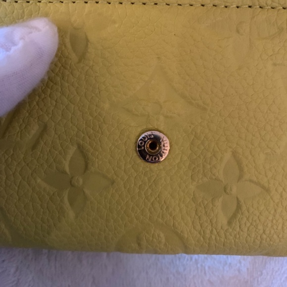 YELLOW ROSALIE EMPREINTE COIN PURSE / WALLET - M81974 - Picture 11 of 16